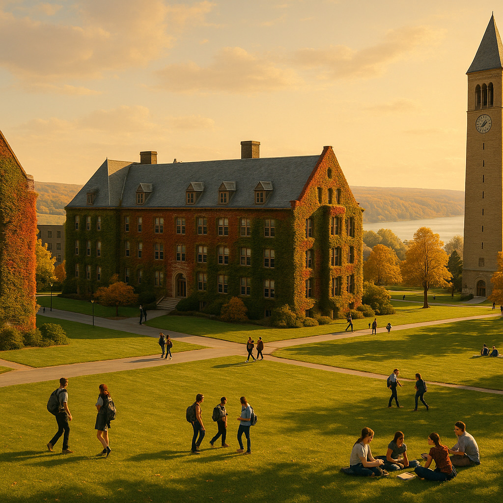 康奈尔大学校园风光与学术氛围
