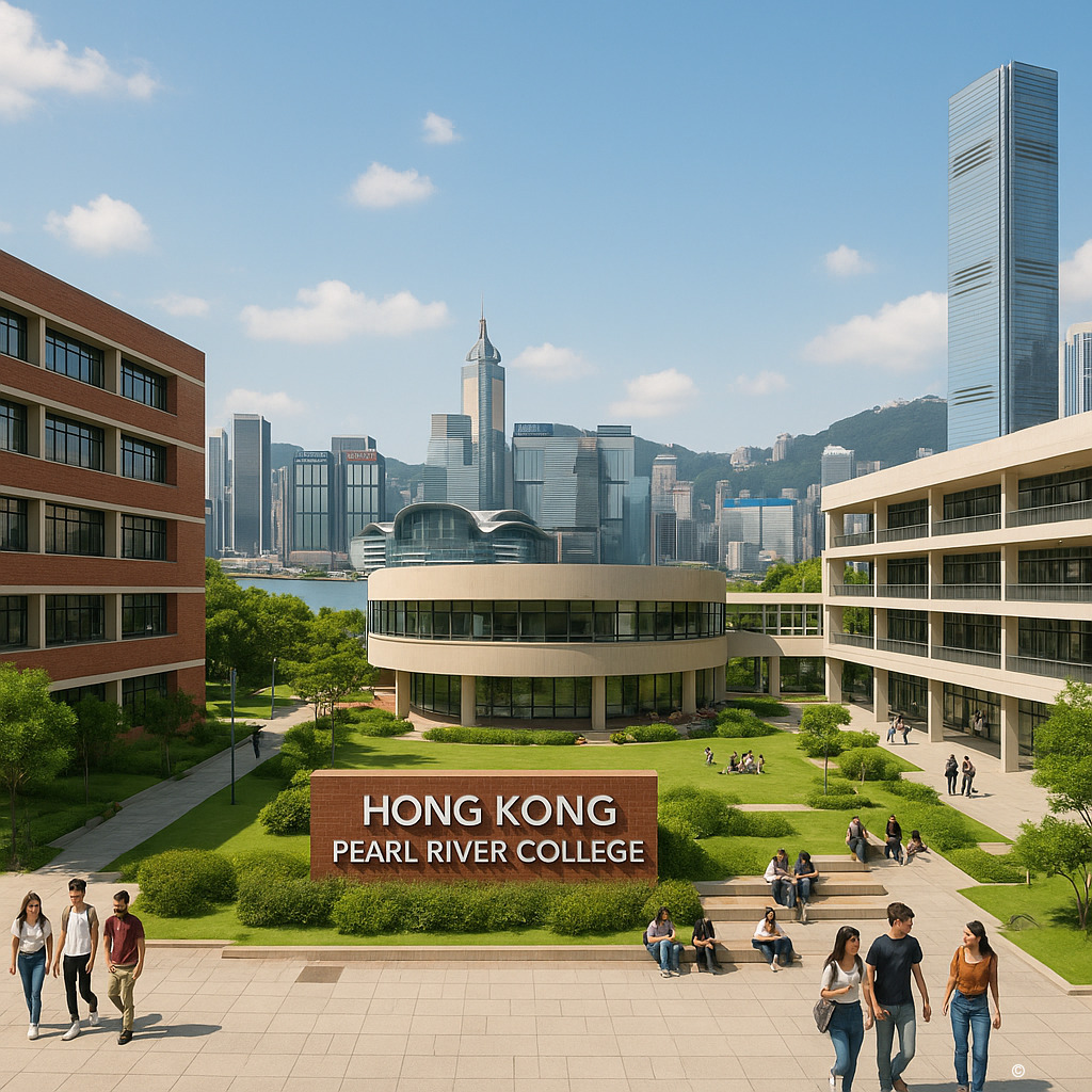 香港珠海学院校园全景图