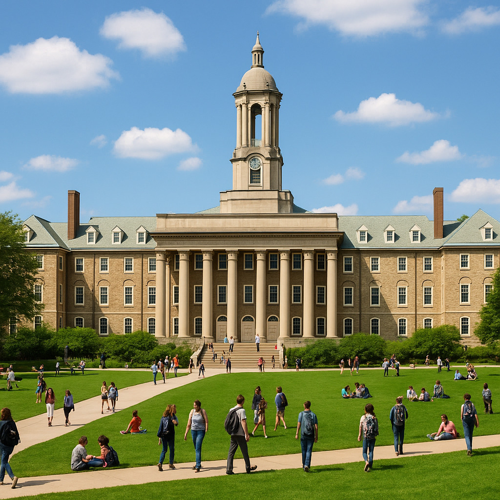 宾夕法尼亚州立大学帕克分校校园全景