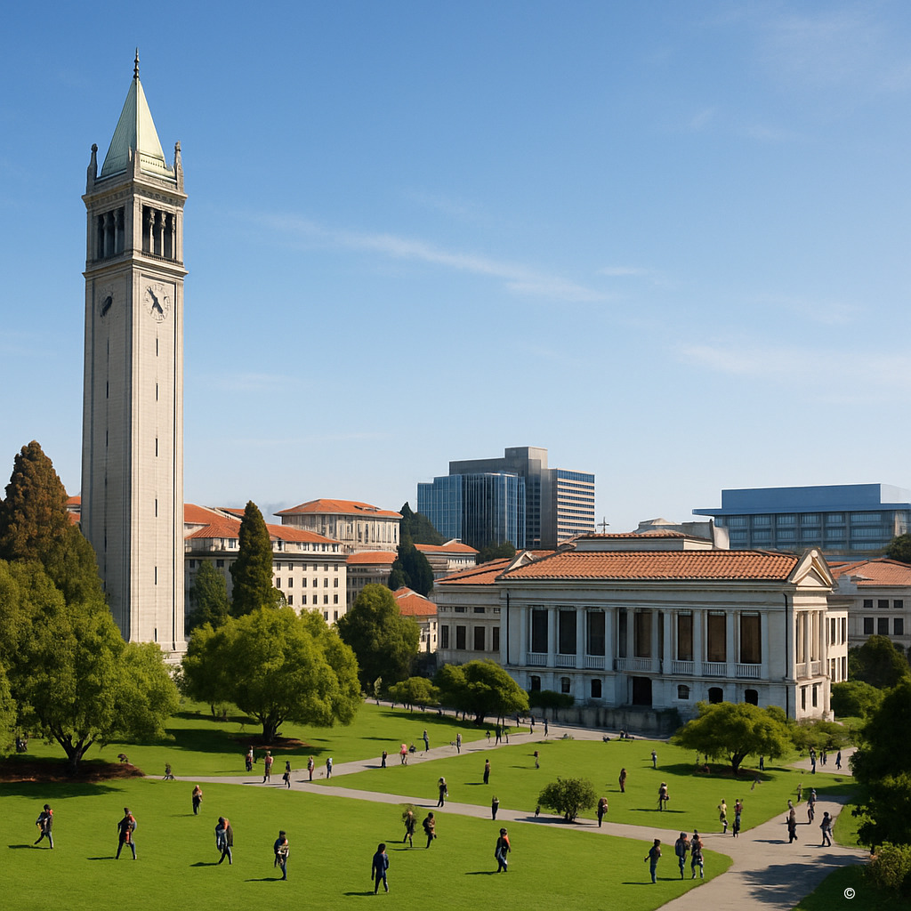 加州大学伯克利分校校园全景图